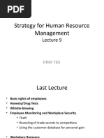 Strategy For Human Resource Management