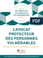 17ème Édition Des Etats Généraux Du Droit de La Famille Et Du Patrimoine 28-29 Janvier 2021