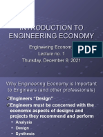 Introduction To Engineering Economy