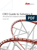 CRO Guide To Solvency II: The Journey From Complexity To Best Practice