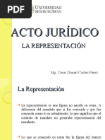 Acto Jurídico-La Representación