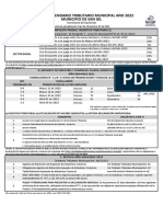 Calendario Tributario San Gil Año 2022