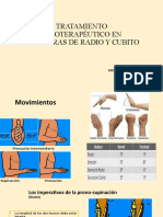 Tratamiento Fisioterapéutico en Fracturas de Radio y Cubito