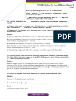 NCERT Solutions For Class 12 Physics Chapter 12 Atoms