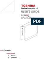 User'S Guide: 3.5" USB Hard Disk Drive