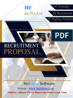 Praposal For Training Harbinger Non IT Candidates