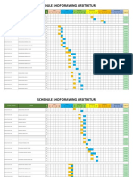 Schedule Shop Drawing Arsitektur