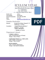 Curriculum Vitae Johanna Briones