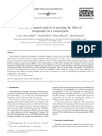 The Use of Thermal Analysis in Assessing The Effect of Temperature On A Cement Paste