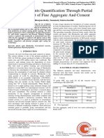 PCC Constituents Quantification Through Partial Replacement of Fine Aggregate and Cement