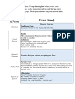 Elements of Poetry Verlost (Saved) : Critiquing Time!