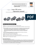 Super Heater SH-series Operation Manual: For Preservation