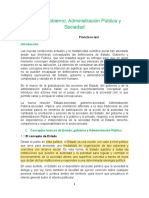 El Estado, Gobierno y Administracion Publica