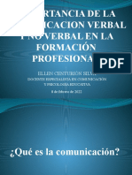 Importancia de La Comunicación Verbal y No Verbal