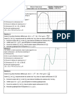 Série D'exercices Sur Les Fonctions