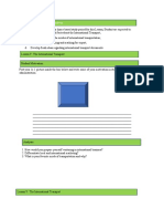 Unit V. Student Learning Objectives