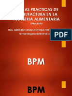 Buenas Practicas de Manufactura en La Industria Alimentaria