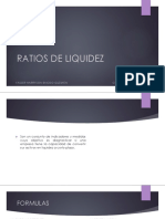 Ratio de Liquidez y La Aplicación Del Ratio de Liquidez y de Gestión