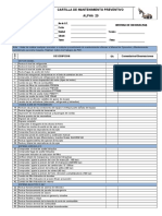 Alpha 20 Cartilla Pm2 de 500 Horas