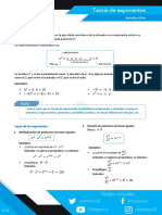 Teoría de Exponentes - Introducción