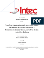 Transferencia de Calor Desde Geometria e