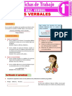 Series Verbales para Primer Grado de Secundaria