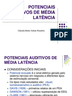 Aula Potenciais Auditivos de Media Latencia