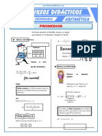 Ejercicios de Promedios para Tercero de Secundaria