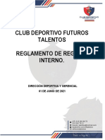 Reglamento Interno Club Deportivo Futuros Talentos