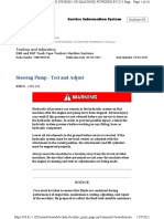 Steering Pump - Test and Adjust: Shutdown SIS Previous Screen