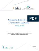 Professional Engineering Exam Transportation Engineering: Study Guide