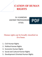 Classification of Human Rights