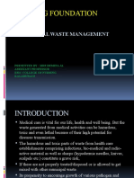 Biomedical Waste Management Slide