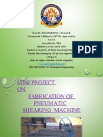 Pneumatic Shearing Machine