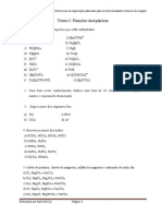 Exercícios de Química Geral