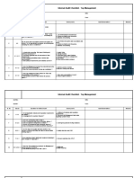 Internal Audit Check Sheet Engg