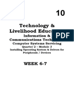 Technology & Livelihood Education: WEEK 6-7