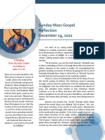 December 19 Sunday Mass Gospel Reflection