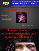 Feminicidio en El Peru