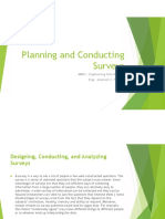 Planning and Conducting Surveys: MM16 - Engineering Data Analysis Engr. Jeremaih S. Fainsan