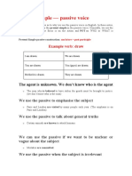 Present Simple - Passive Voice: Example Verb: Draw