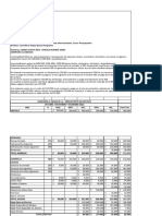 Cía El Ábanico S.A. Ppto Efectivo Cuadros