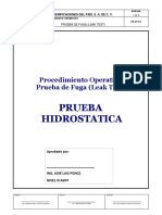 Prueba Hidrostatica