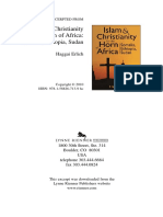 Islam and Christianity in The Horn of Africa: Somalia, Ethiopia, Sudan Haggai Erlich