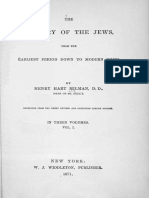 The History of The Jews - From The Earliest Period Down To Modern Times v. 01 (1871)