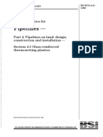 Bs 8010-25-1989 Pipelines On Land Glass Reinforced Thermosetting Plastics