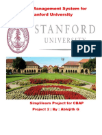 Library Management System For Stanford University: Simplilearn Project For CBAP Project 2 - By: Abhijith G