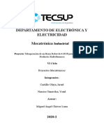 Proyecto Integrador Teleoperación Brazo Robot