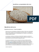 Proyecto Escolares Crema de Arroz