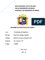 Informe de Salida de Campo